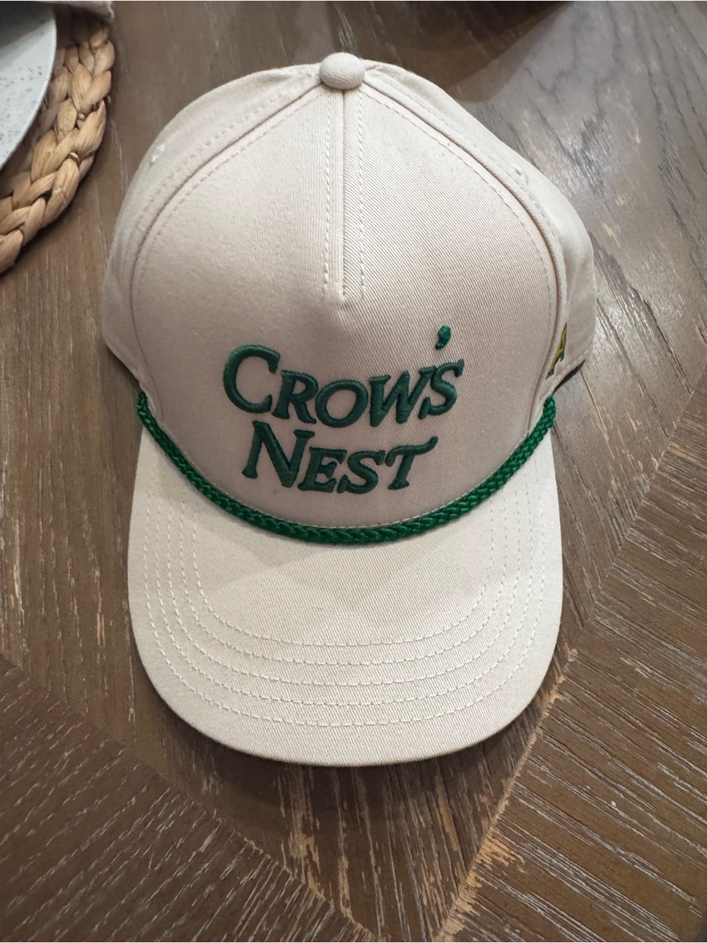 Masters 2025 Men’s Hat Crow’s Nest Ball Cap New Without Tags Augusta National